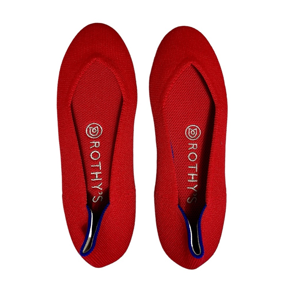 NEW Rothy’s Red Slip On Shoes Women’s Size 6.5 Flats